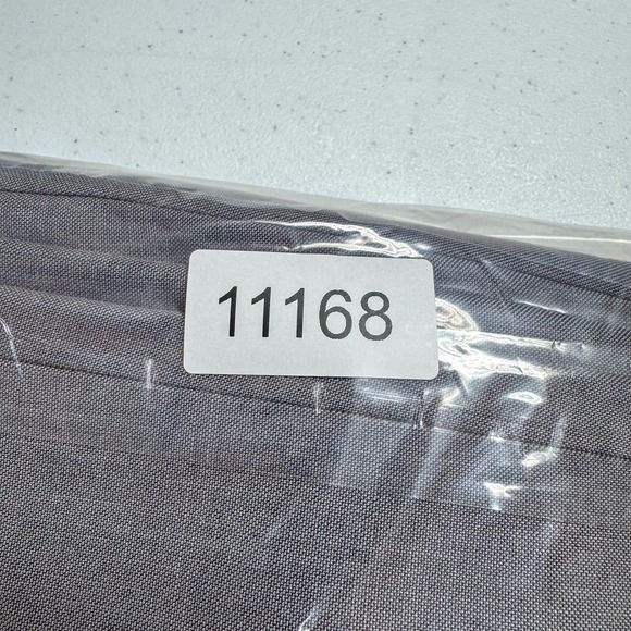 Lauren Ralph Lauren Pants Mens 36x29 Gray Polyester Pleated Cuffed Dress Slacks - Picture 12 of 12